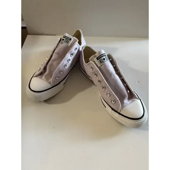 NWOT Converse Chuck Taylor All Star Low Top Sneakers Womens 7 Men's 5 Purple - Picture 7 of 16